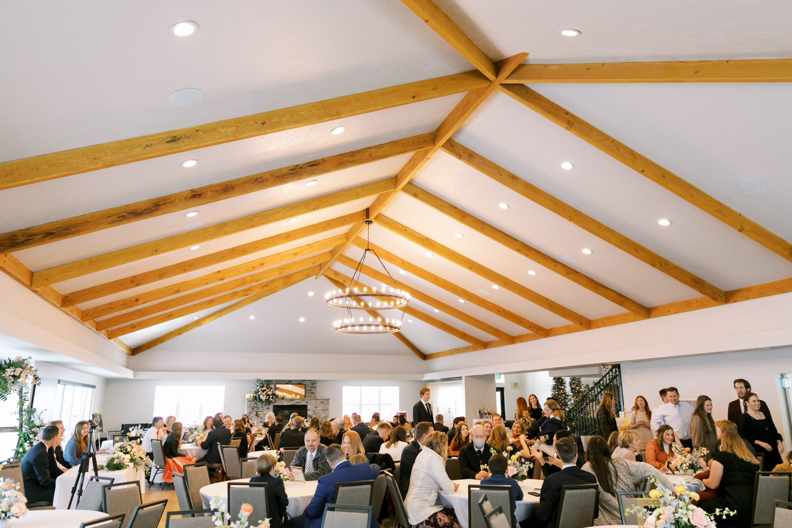 Timber-framed event space built for Eaglewood Clubhouse