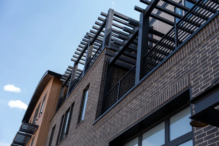 Rooftop timber pergola built for an MVC community