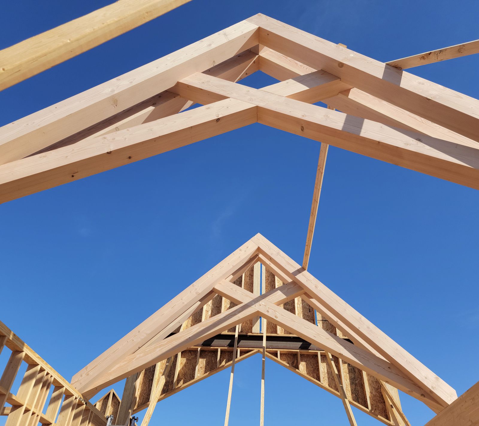 Outdoor timber frame install