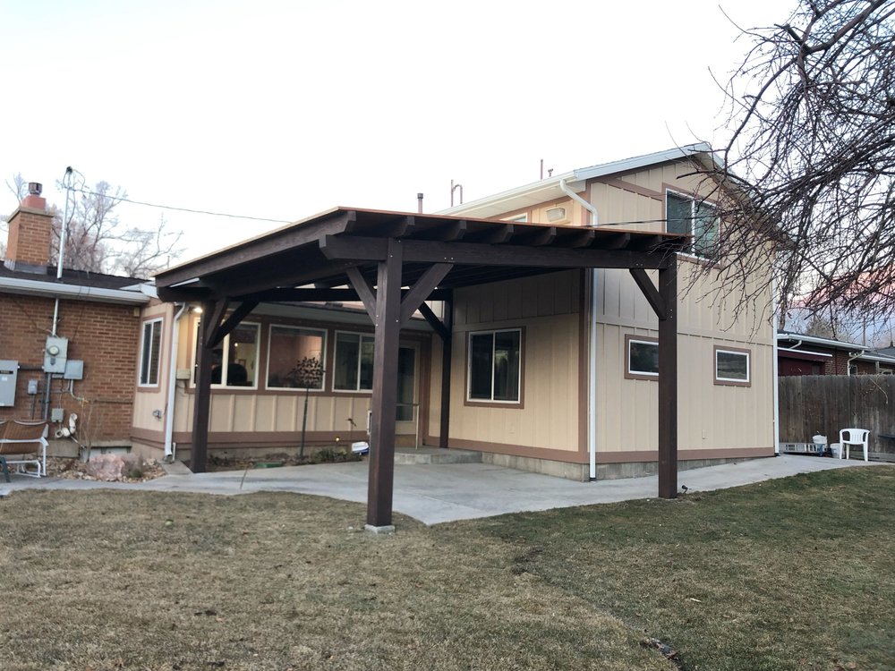 Backyard Patio Pavilion Install