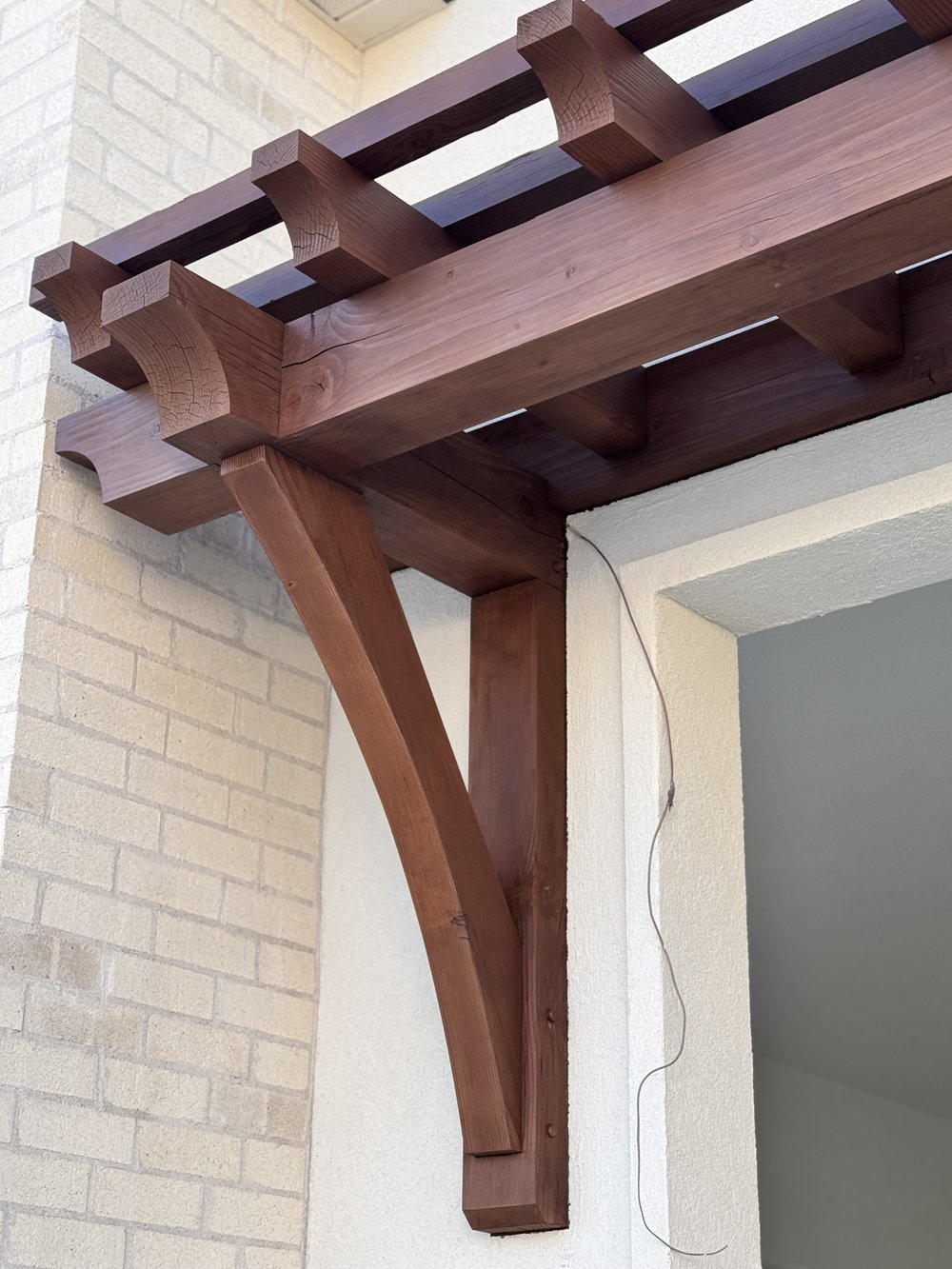 Timber trusses for a custom home